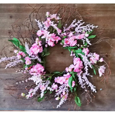 Couronne en soie/mousse 26" blossom