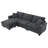 Luxurious Suede Fabric, Sectional Sofa (Sectional)-83288618