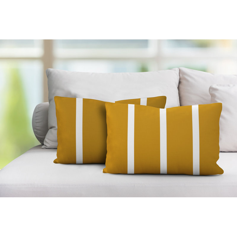 Coussin intérieur / extérieur Tripo, Jaune