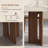 63'' Beige Sintered Stone Dining Table for 6, Rectangle Modern Dining Table with Double Brown Wood Legs, Mid Century Modern Kitchen Table-1422037069-1422037070-1422602262