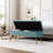 Velvet Storage Bench with Gold Legs Nailhead Trim, Upholstered Bedroom Bench for End of Bed-1395960279-1377762630