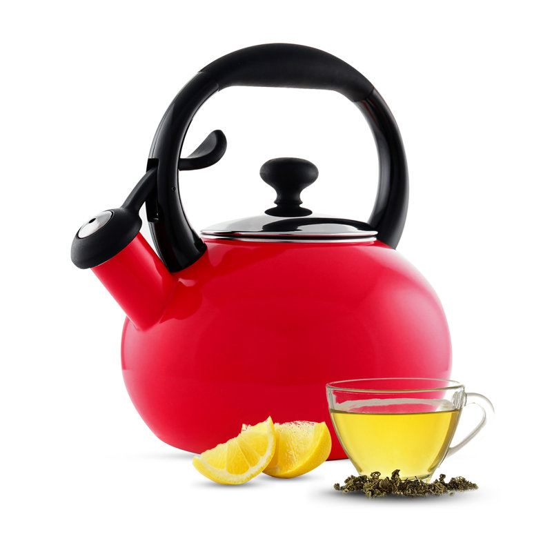 Bouilloire pour cuisinière Chantal, Rouge