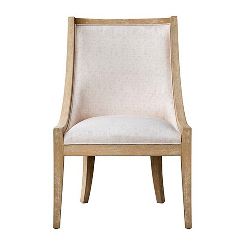 Chaise rembourrée avec garniture cloutée