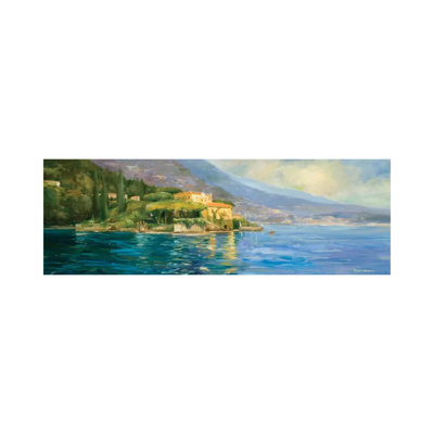 Lake Como by Allayn Stevens - Wrapped Canvas Panoramic Painting