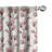 Floral Semi-Sheer Rod Pocket Curtain Panels-45980223
