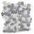 Blanc et gris - 11,4 po x 11,4 po est en rupture de stock