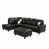 Similicuir noir est en rupture de stock