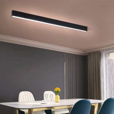 Bündige LED-Deckenleuchte 1-flammig Almerinda, 107 cm