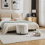 Repose-pieds rembourré en fausse fourrure-760395935