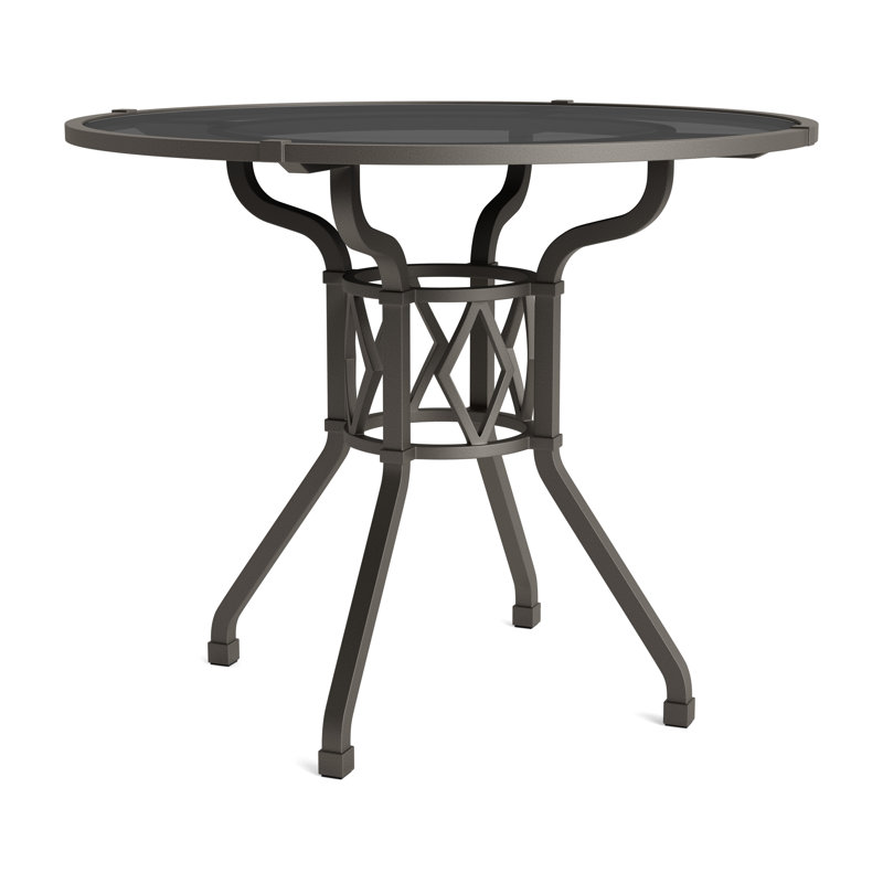 Venetian Outdoor Round Dining Table, Mica, 36" D