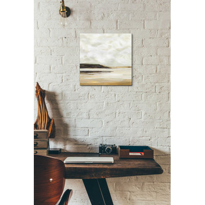 «Cloudy Coast I» par Victoria Borges, art mural acrylique
