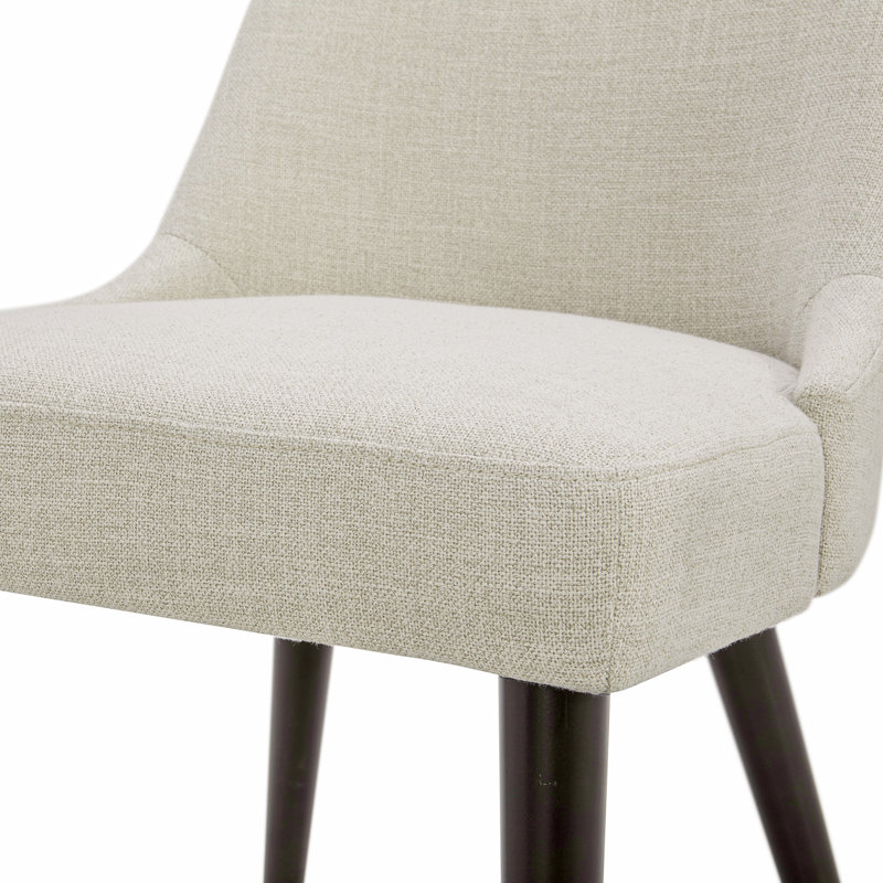 Brisny 19.3'' H Fabric Upholstered Side Chair, Linen