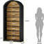Étagère de rangement ouverte 79,53 "à 8 niveaux pour salon, bureau et chambre à coucher-1015556700