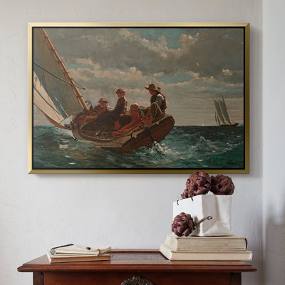 Breezing Up (A Fair Wind), 1873-1876 - Winslow, toile tendue avec châssis Homer