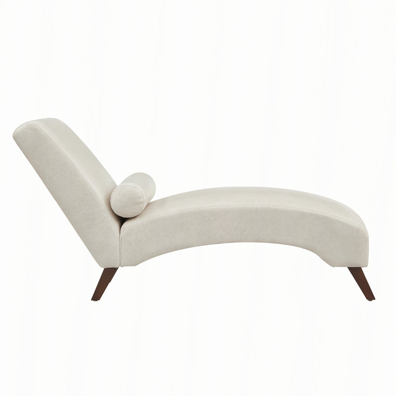 Méridienne avec tissu technique et traversin, Beige