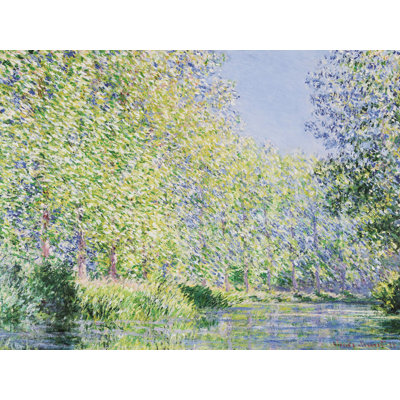 Bend In The Epte River Near Giverny by Claude Monet - Wrapped Canvas Painting