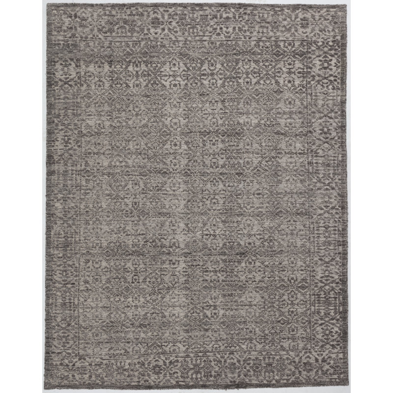 Hand Knotted Abstract Area Rug