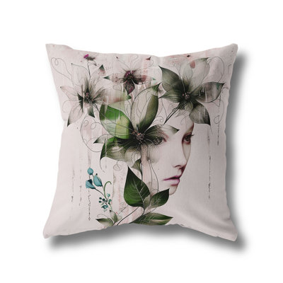 Coussin Flora Face