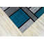 Tapis à motif abstrait turquoise Markesan-83462014