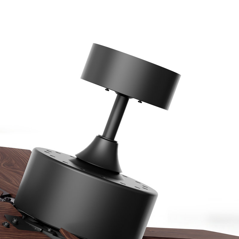 Ventilateur de plafond 72" à 8 pales avec télécommande et éclairage, débit d'air élevé jusqu'à 7800 CFM, moteur CC silencieux à 6 vitesses réversibles, pales double face, kit d'éclairage à intensité variable 3CCT inclus
