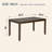 Wooden Dining Rectangular Table, Kitchen Table For Small Space, 4 Person Dining Table, Walnut
Only The Table