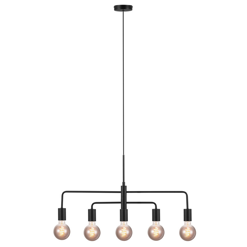 Gloom 5 - Light Bulb Pendant, Black