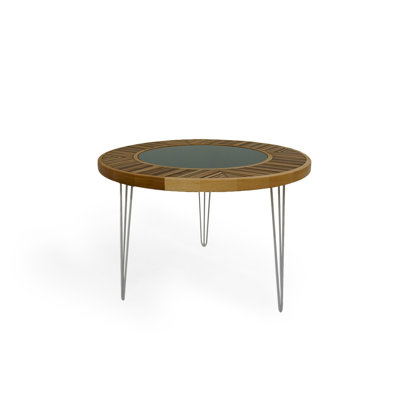 Table ronde en verre ou miroir