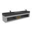 Meuble-lavabo double 84 po avec plateau Amazon-92646588-92646589-92646592