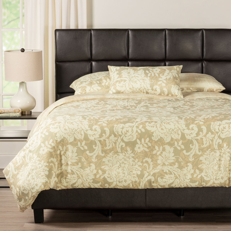 Renaissance Polyester Motif Duvet Cover & Insert, King Duvet + 2 King Shams + 1 Throw Pillow