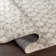Tapis gris à poils longs Armand