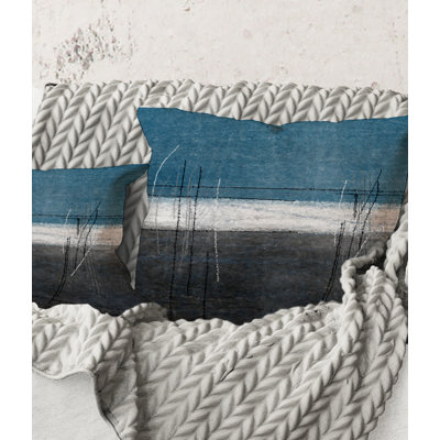 Abstract Throw Pillow