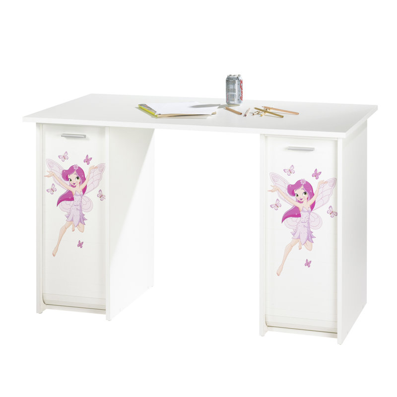 120cm Rectangle Writing Desk, White