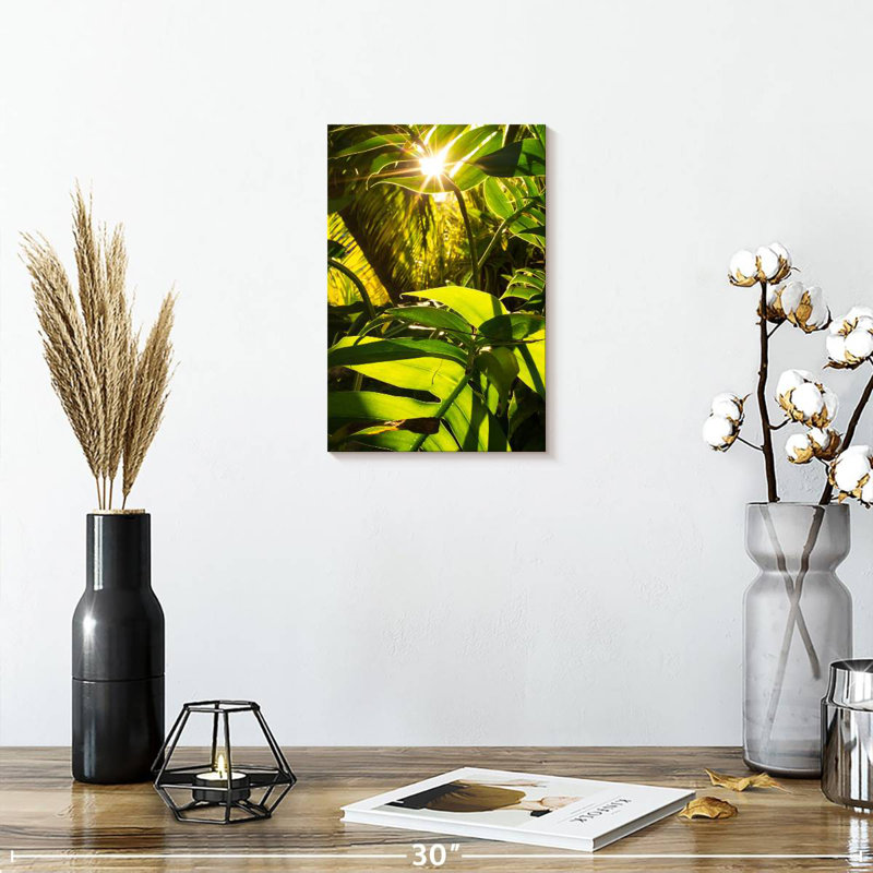 Harnek Sunshiny Green Forest, 12" H x 8" W