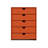 File Cabinet Shelf Organizing Box Settrays 5 Drawers Closed-1592634347