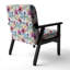 Multicolore anémones - Fauteuil d'appoint rembourré Cabin & Lodge
