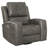 Pearces Triple Power Swivel Glider Recliner Charcoal-174874738