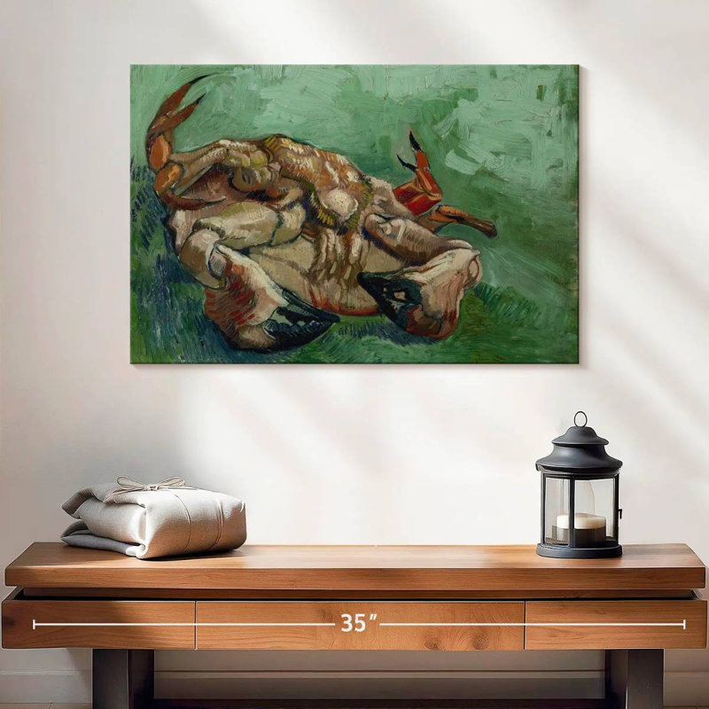 Brampt Crab On Its Back, 16" H x 24" W
