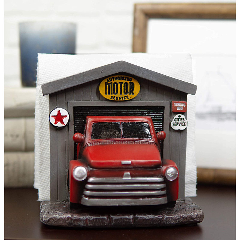 Porte-serviette Pickup Truck In Garage