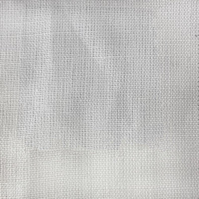 Calla Fabric | Solid 100% Linen Fabric | Color White