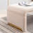 Dant Boucle Fabric Upholstered Bench Ottoman-1031431578