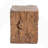 Stump Shape MGO Side Table, Weather-Resistant and Eco-Friendly for Indoor and Outdoor Use