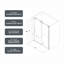 76'' H Double Sliding Frameless Shower Door With 3/8 Inch (10Mm) Clear Glass-114613347