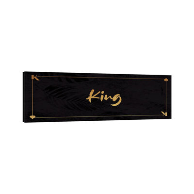 King by Milli Villa - Wrapped Canvas Panoramic Graphic Art 1 Piece Wrapped Canvas Panoramic Wall Art