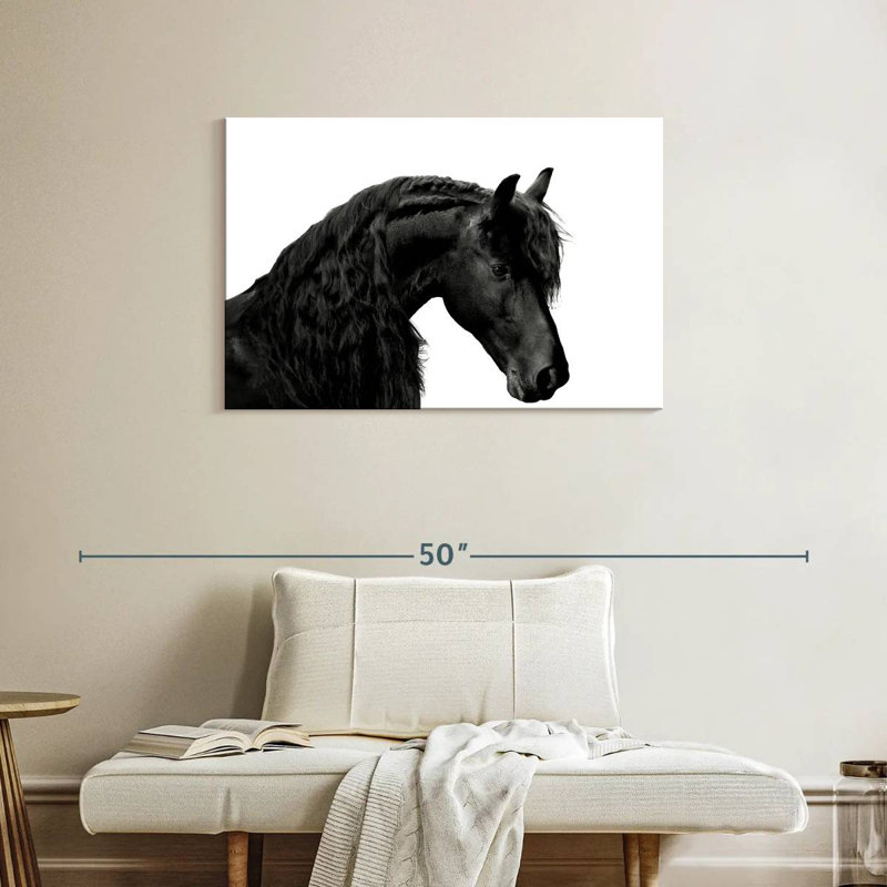 Classic Black I, 24" H x 36" W