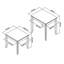 Izzie Solid Wood Nesting Tables-35370069-35370070