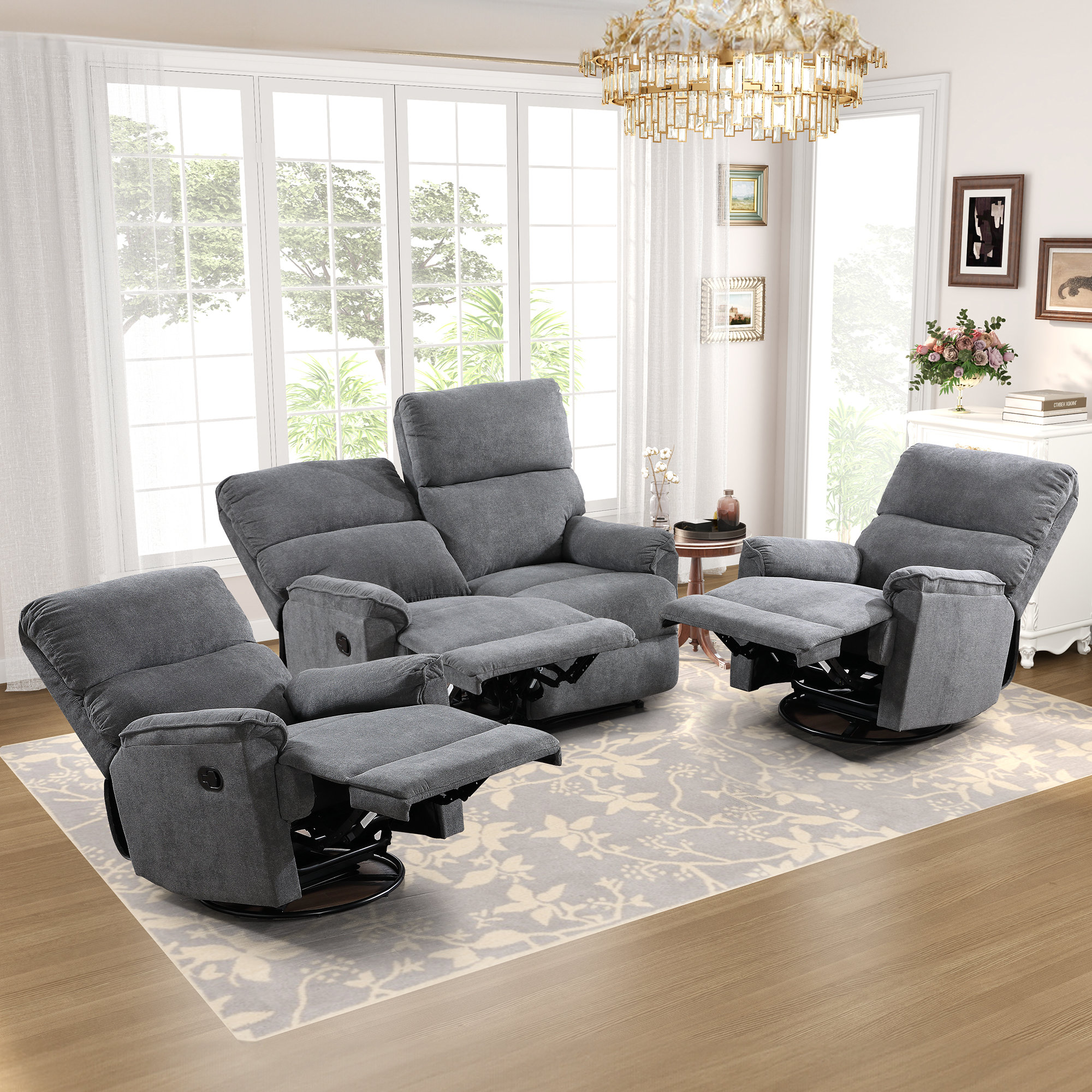 Two person rocker recliner discount
