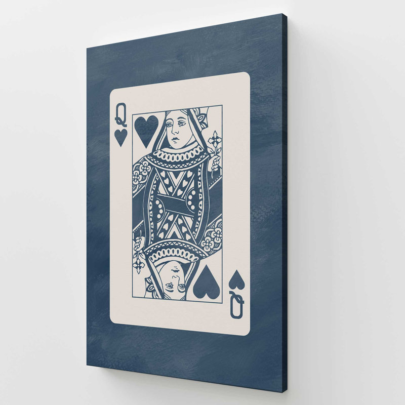 Denim Queen Card Wrapped Canvas, 72" H x 48" W