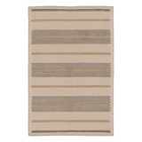 Kilim & Flat Weave Hand Woven Cotton Striped Area Rug