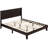Farmhouse Wood Bed Platform with Headboard-2140697814-2140697813
