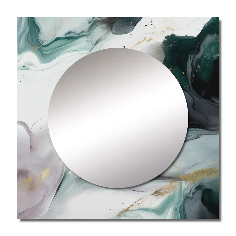 Art mural en miroir Fariyah, 29 po x 29 po